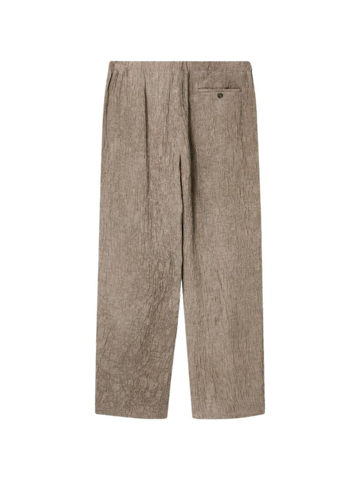 Pantalone duna con vita elastica e gamba dritta 
