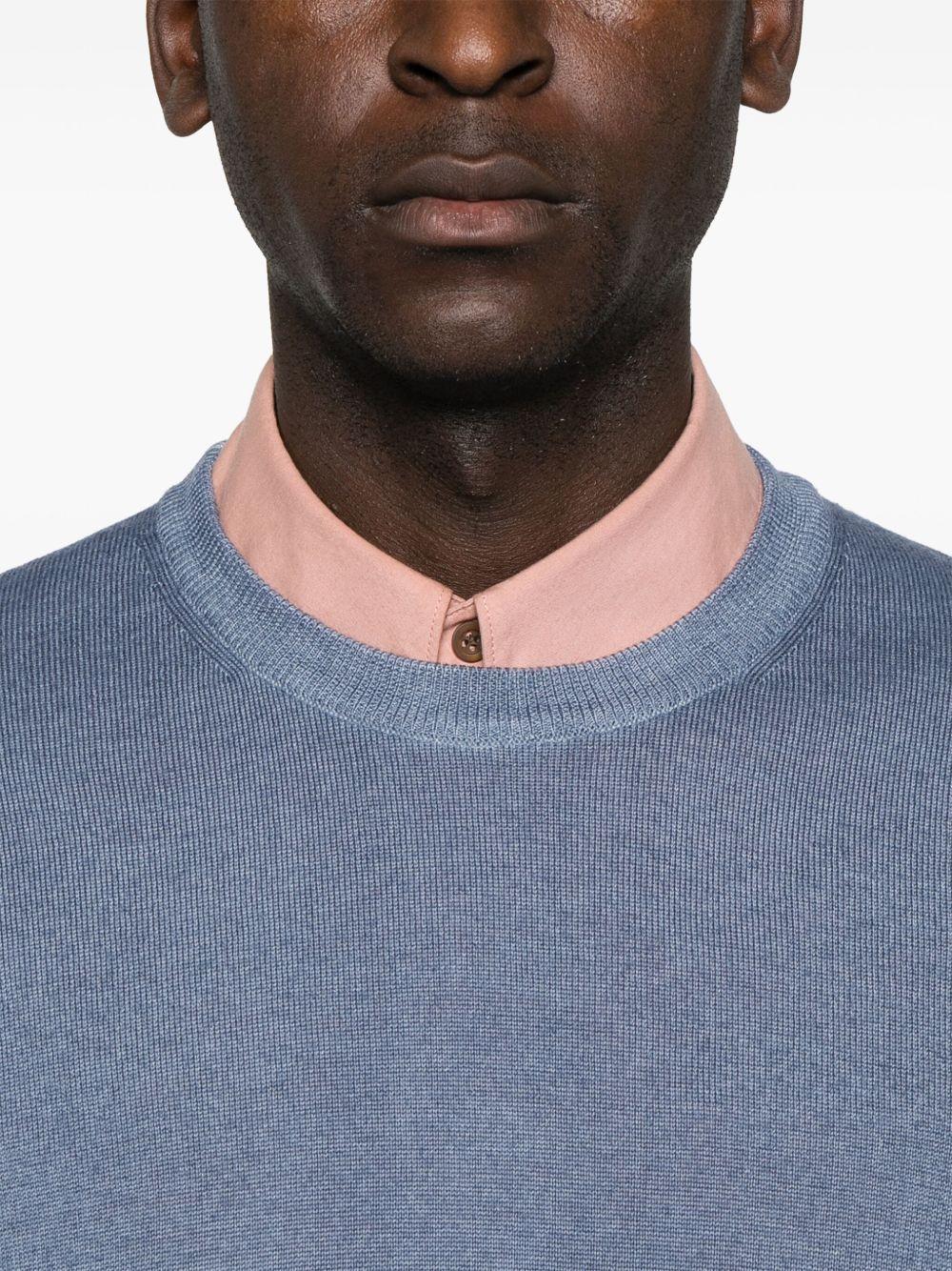 Maglione in lana azzurro