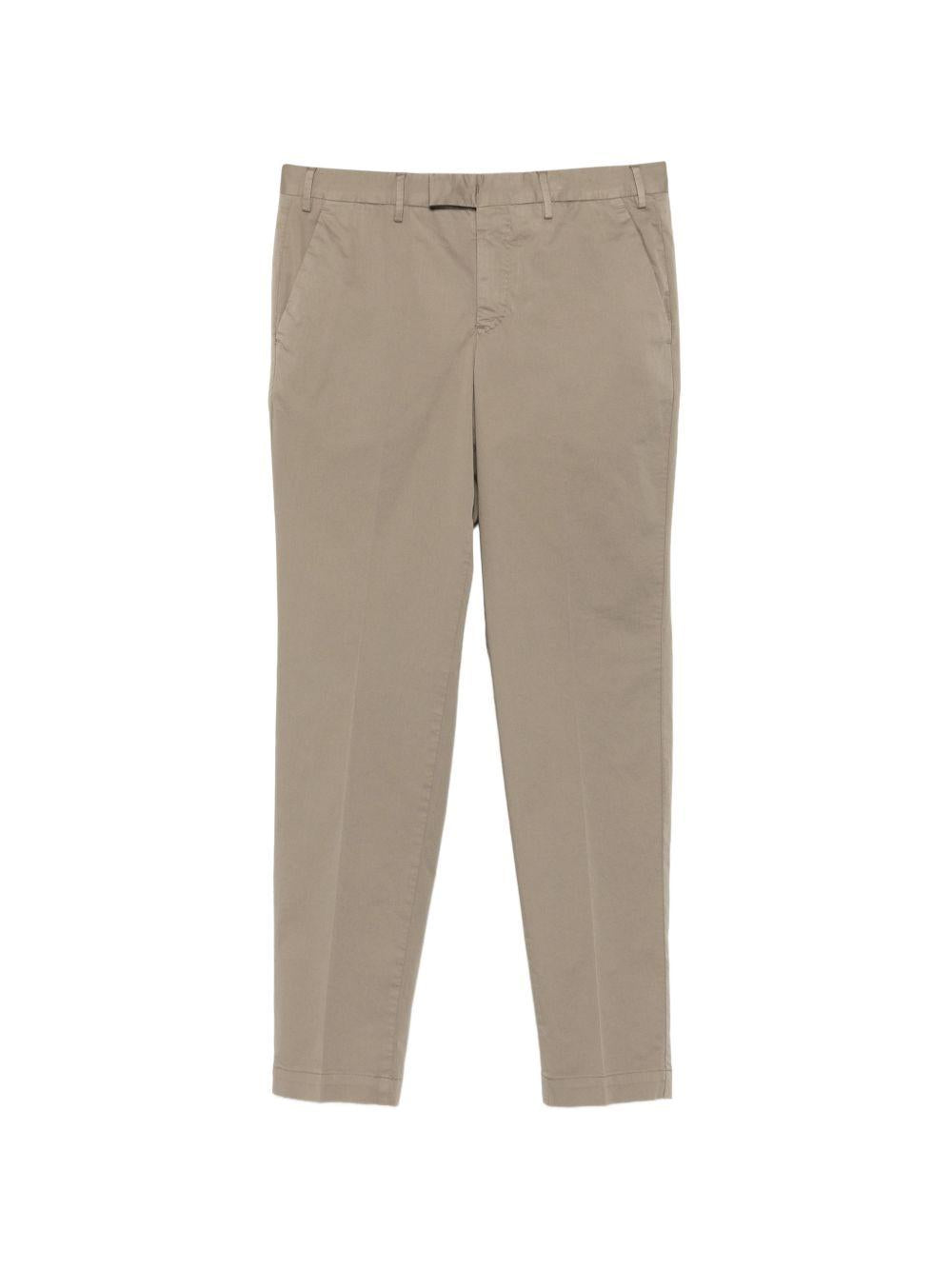 Pantaloni tortora plissé 