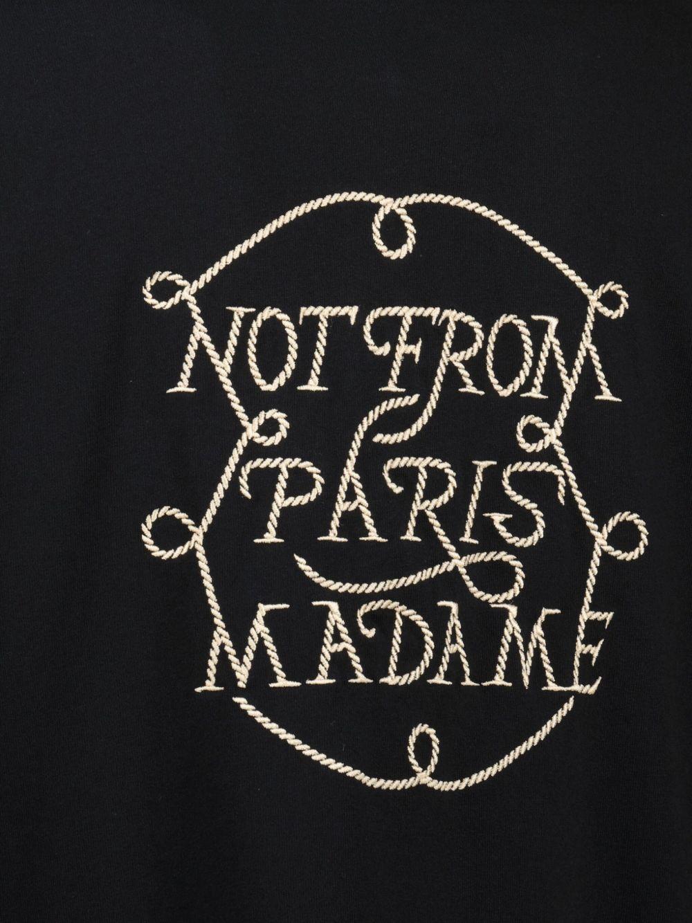 T-shirt Vignes nera 