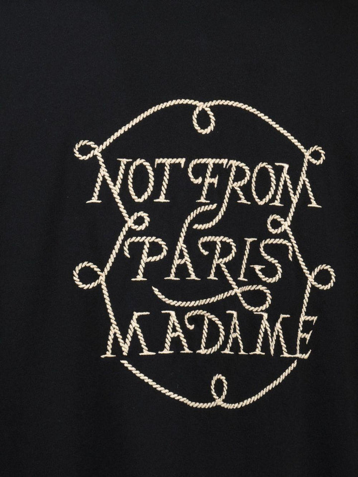 T-shirt Vignes nera 