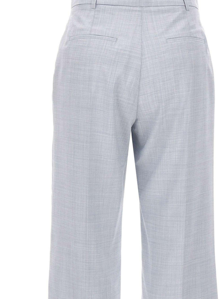 Pantaloni plissettati con tasche 
