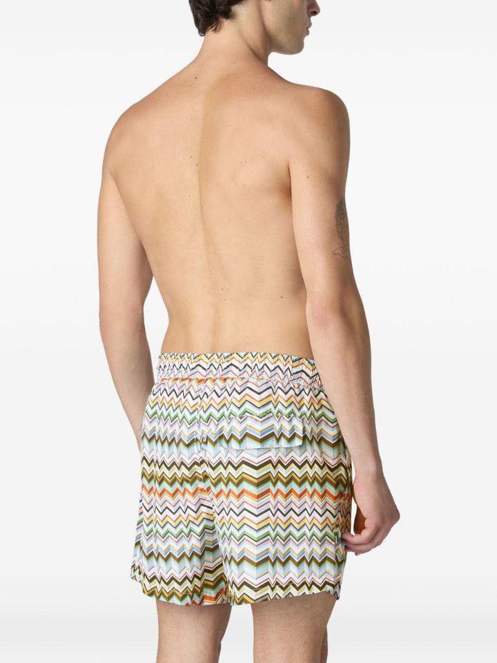 Costume da bagno zigzag multicolor 