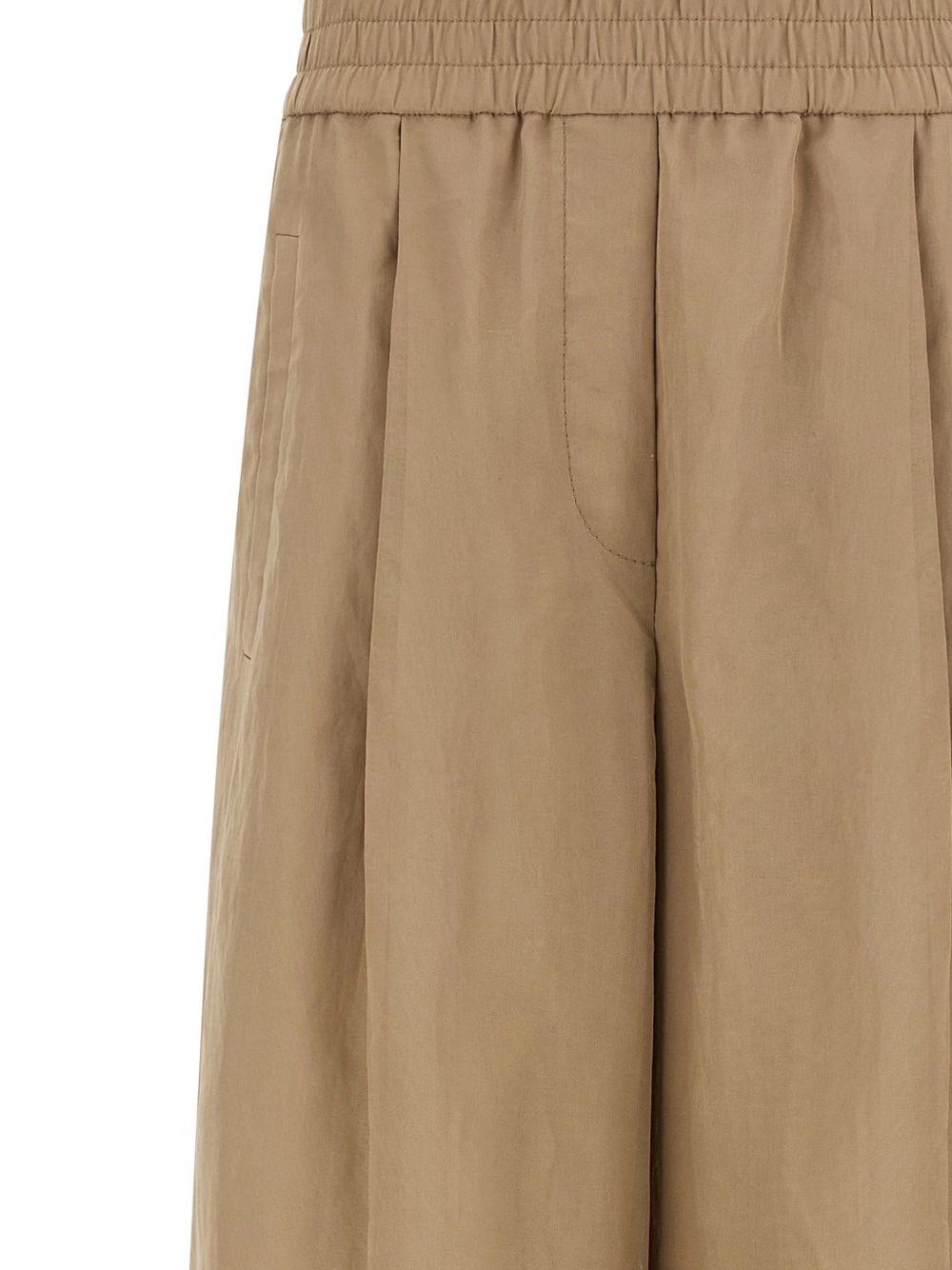 Pantaloni palazzo elasticizzati 