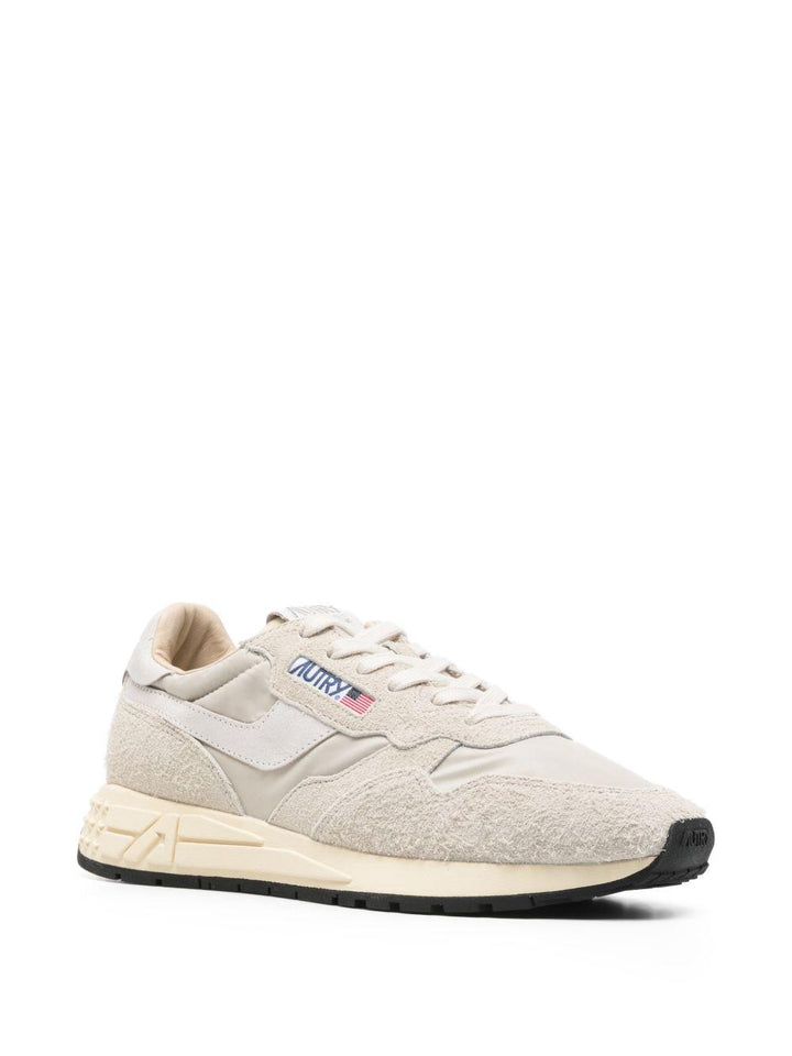 Sneakers Reelwind in pelle scamosciata grigio chiaro 