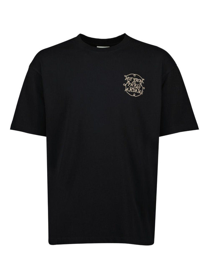T-shirt Vignes nera 