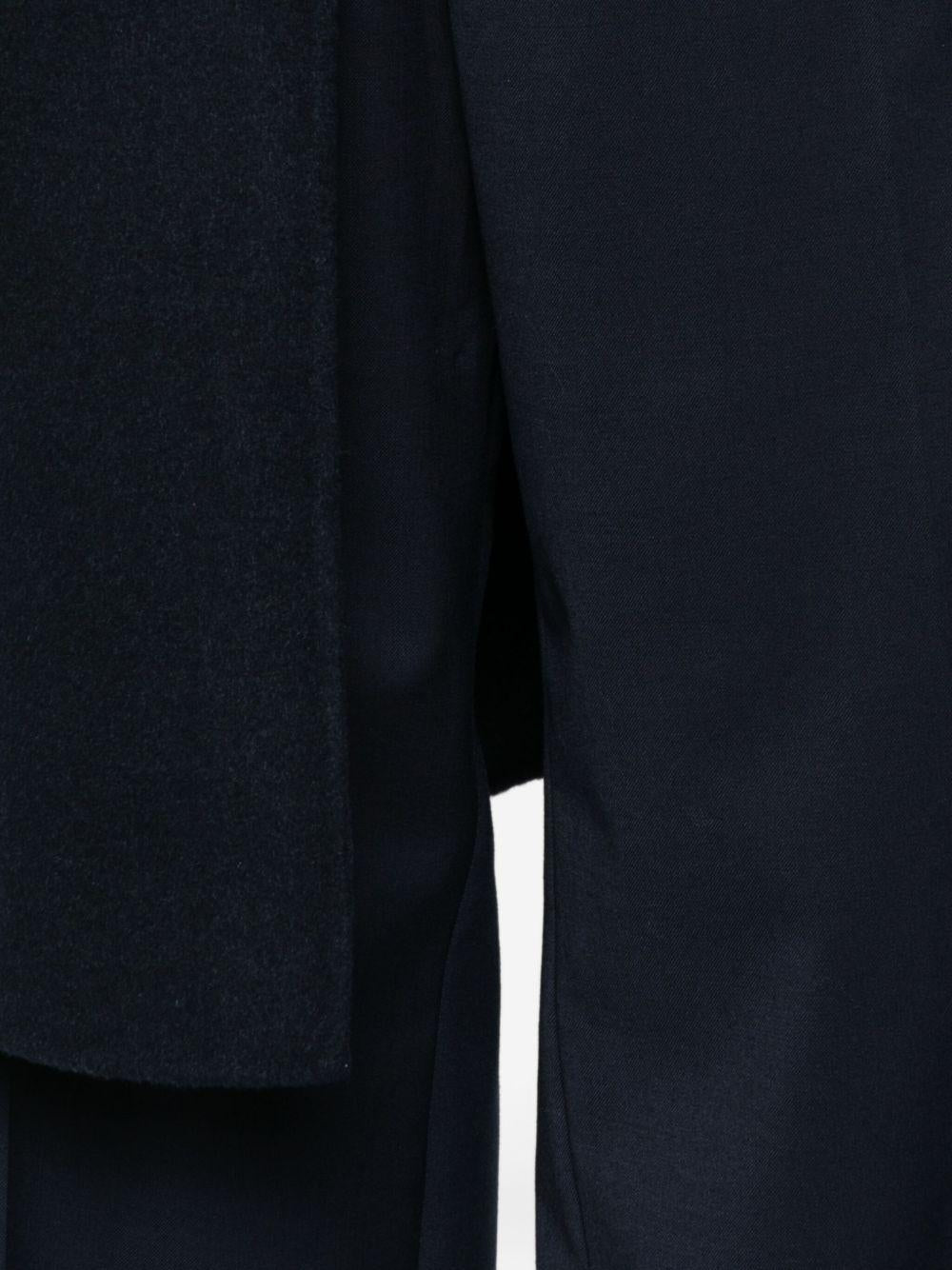 Pantaloni navy con piega 