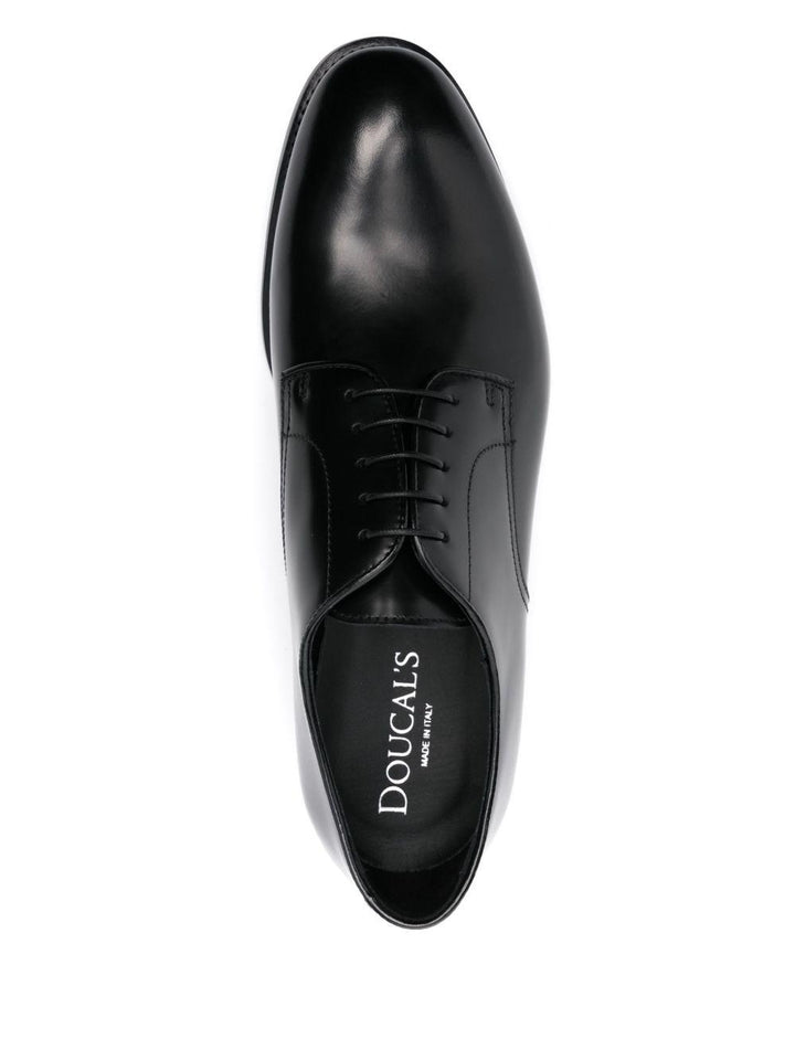 Derby nero in pelle 