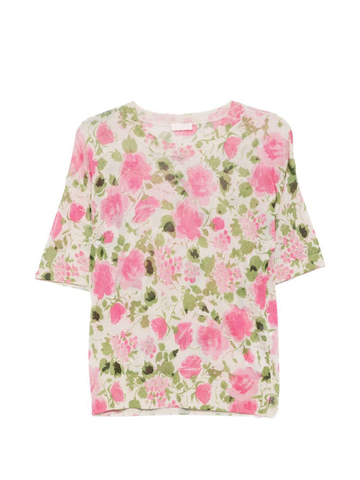 Top a fiori 