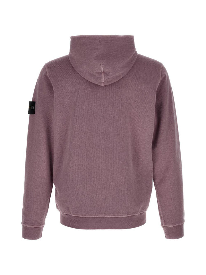Felpa con cappuccio purple 