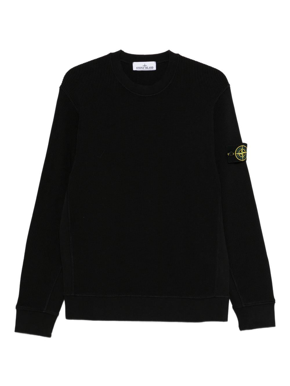 Felpa girocollo nero 