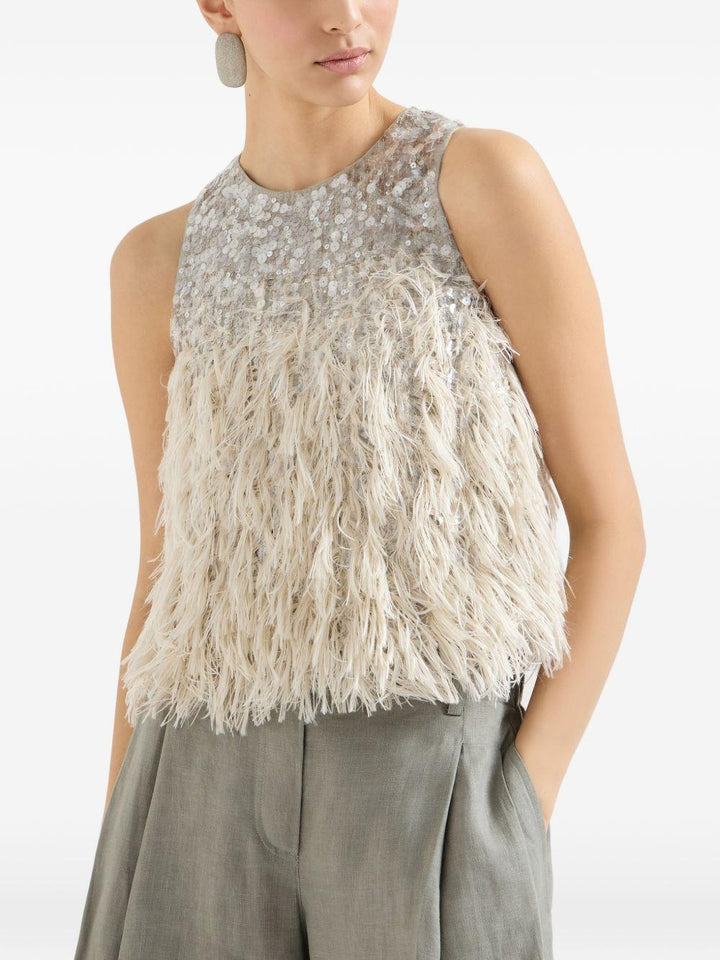 Top con paillettes 