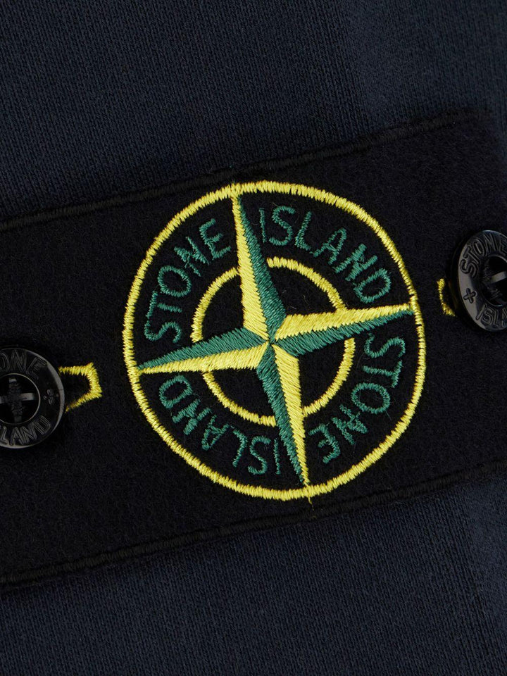 Felpa girocollo blu navy 