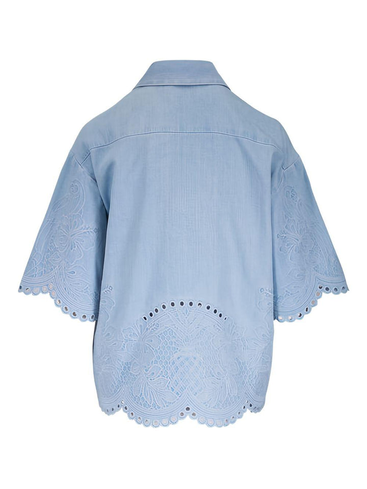 Camicia con ricamo 