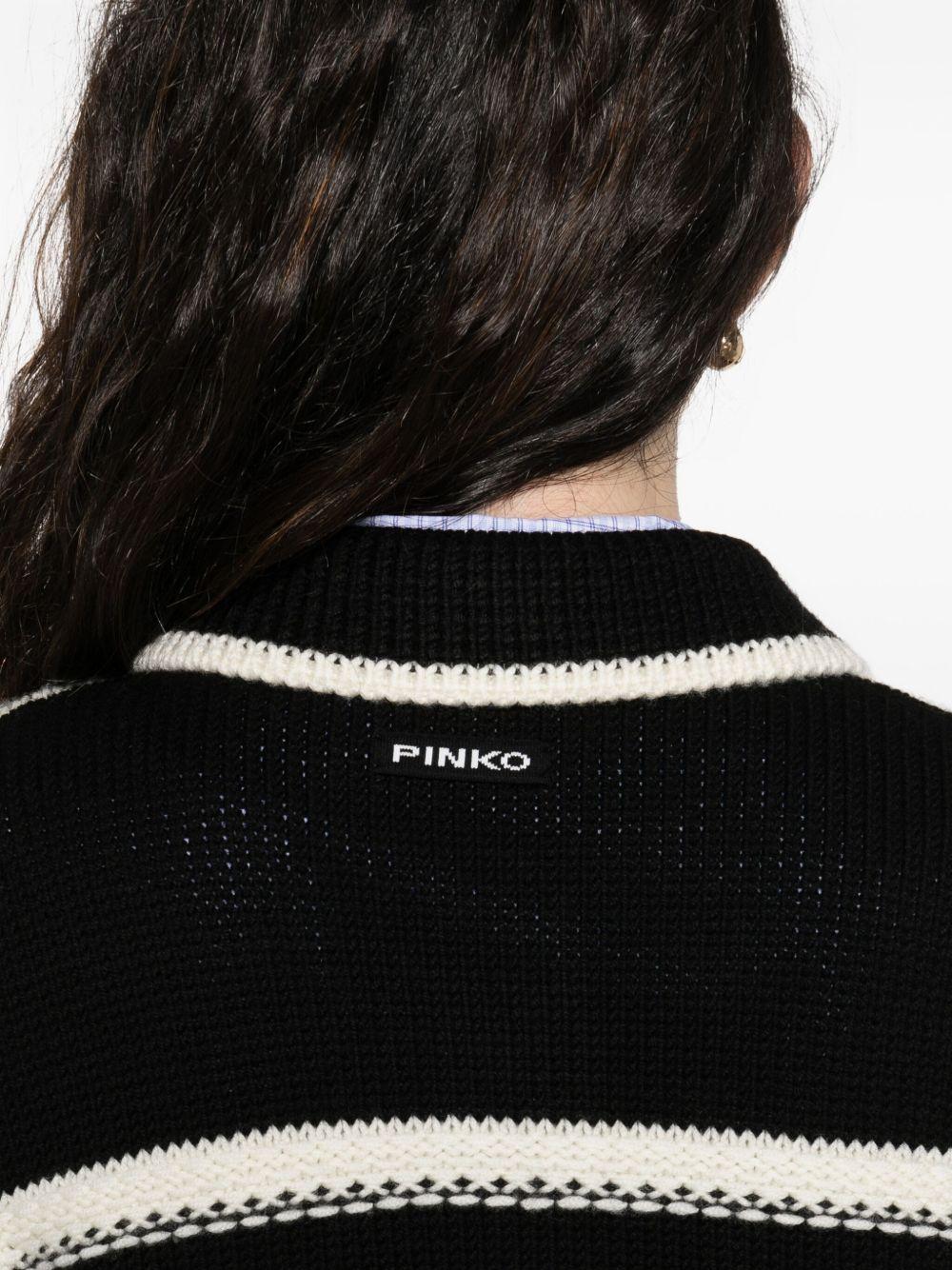 Cardigan con dettagli a contrasto 