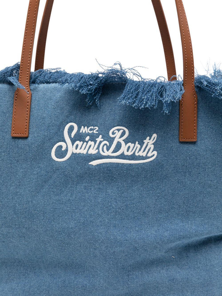 Borsa tote media City con finiture sfrangiate 