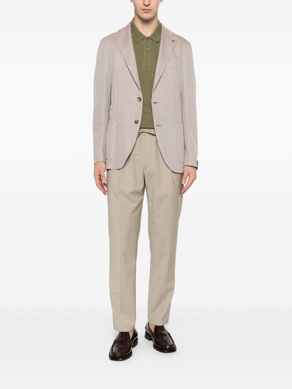 Pantaloni sartoriali Wimbledons kaki con coulisse 