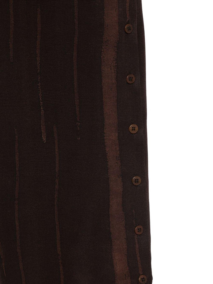 Pantaloni marrone/nero pajabot con coulisse 