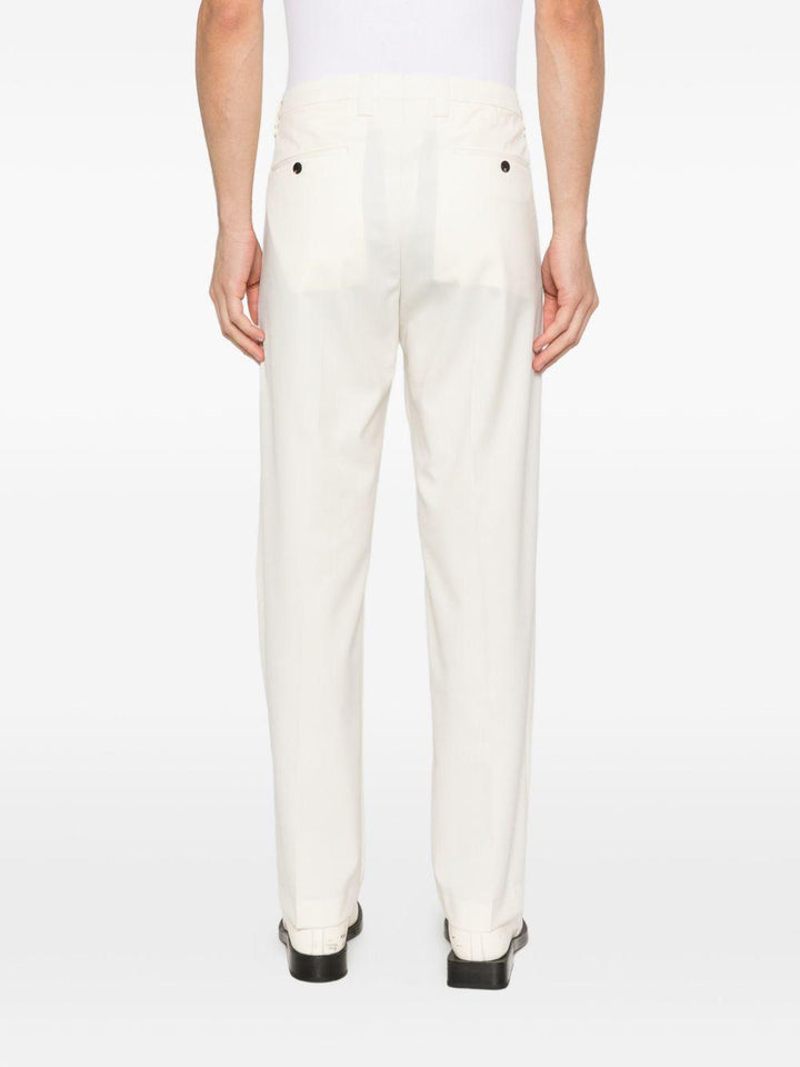 Pantaloni sartoriali panna 