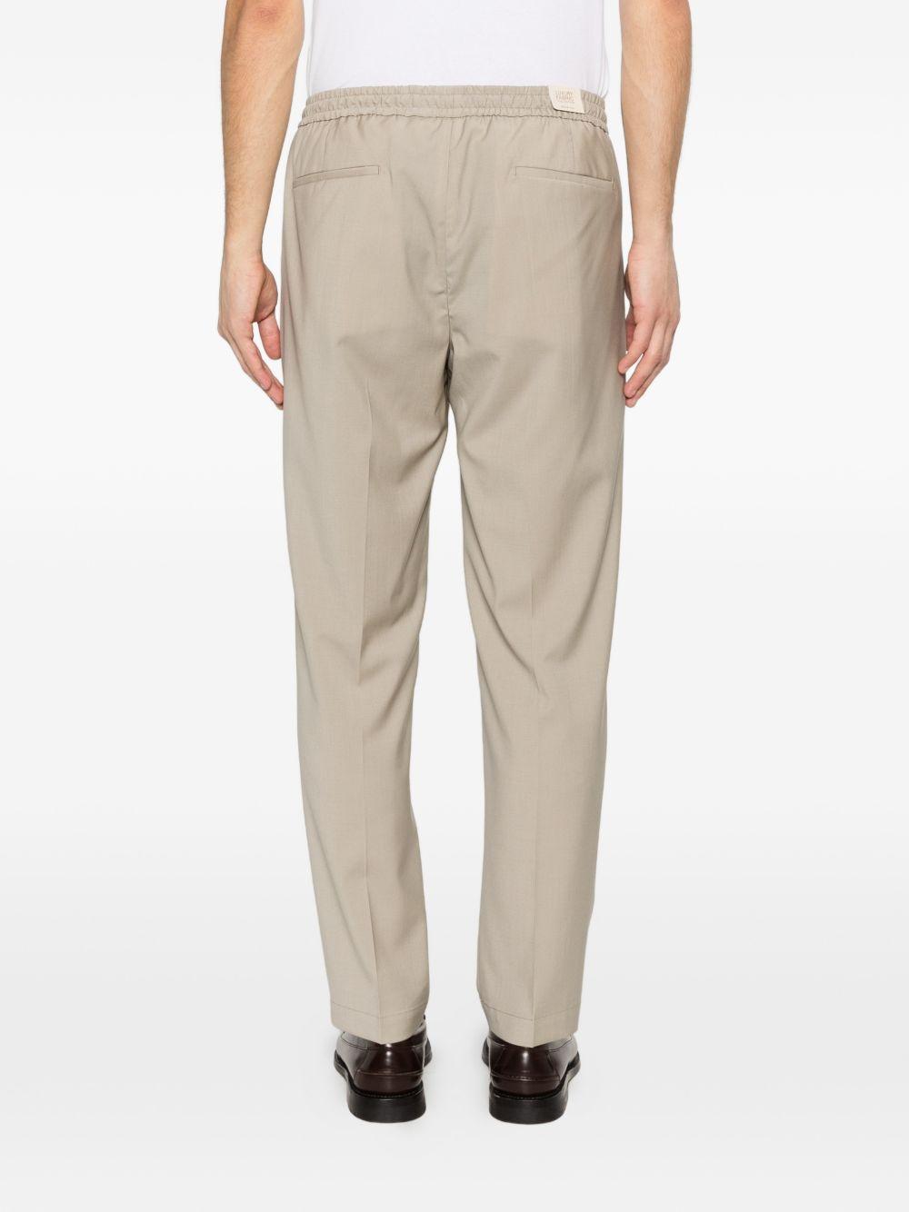 Pantaloni sartoriali Wimbledons kaki con coulisse 