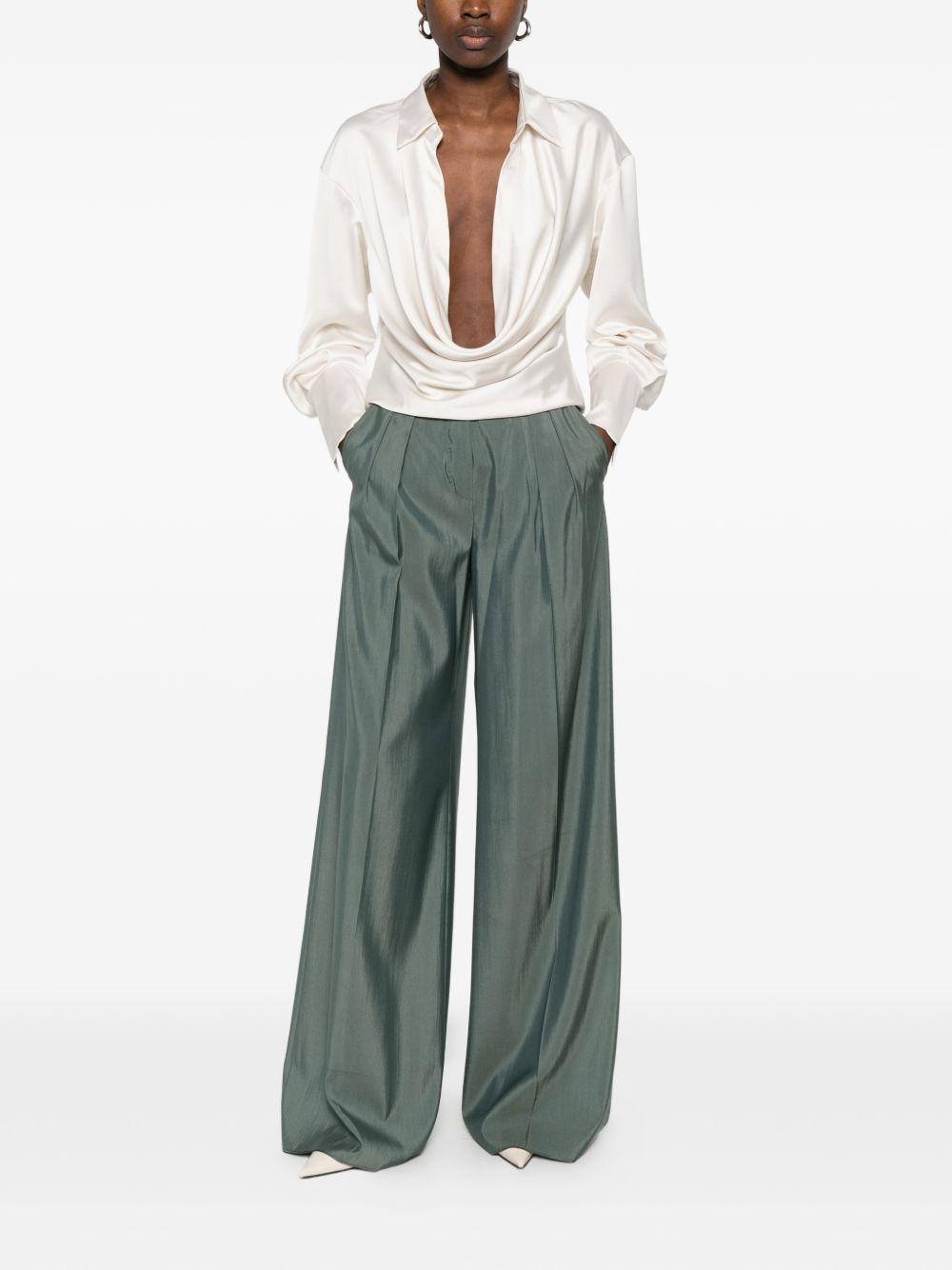Camicia con scollo morbido 