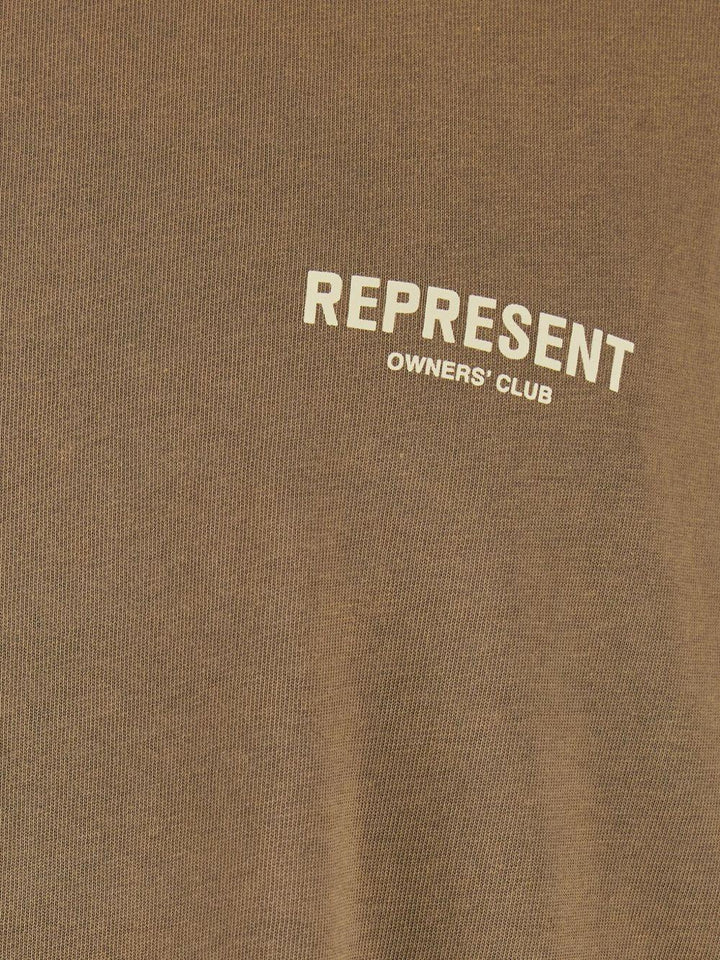 T-shirt almond con logo 
