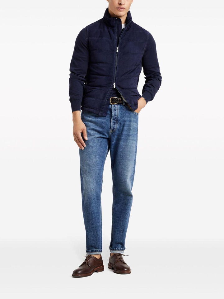 Maglione girocollo blu navy 