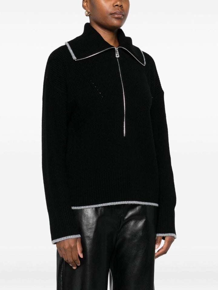 Maglione con zip 