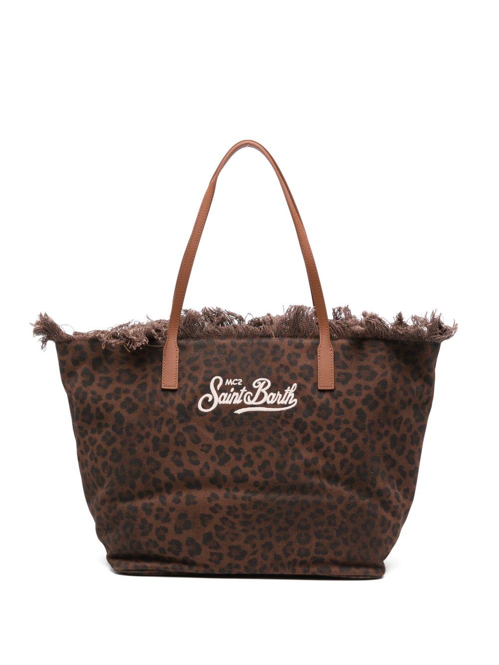 Borsa tote media City con finiture sfrangiate 