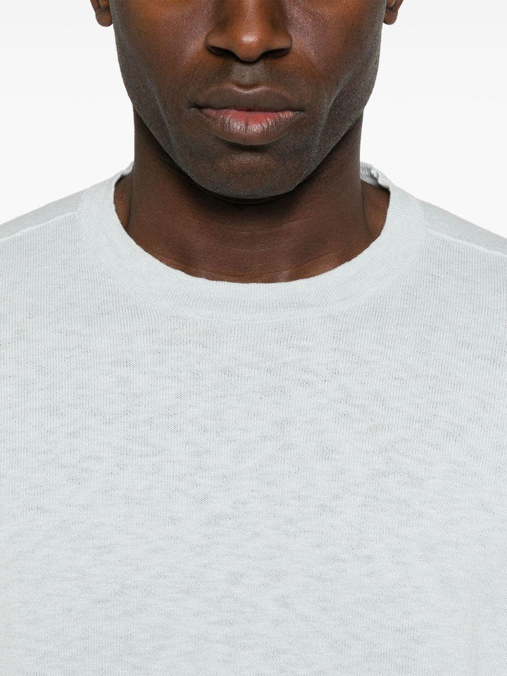 Maglione sky con applicazione 