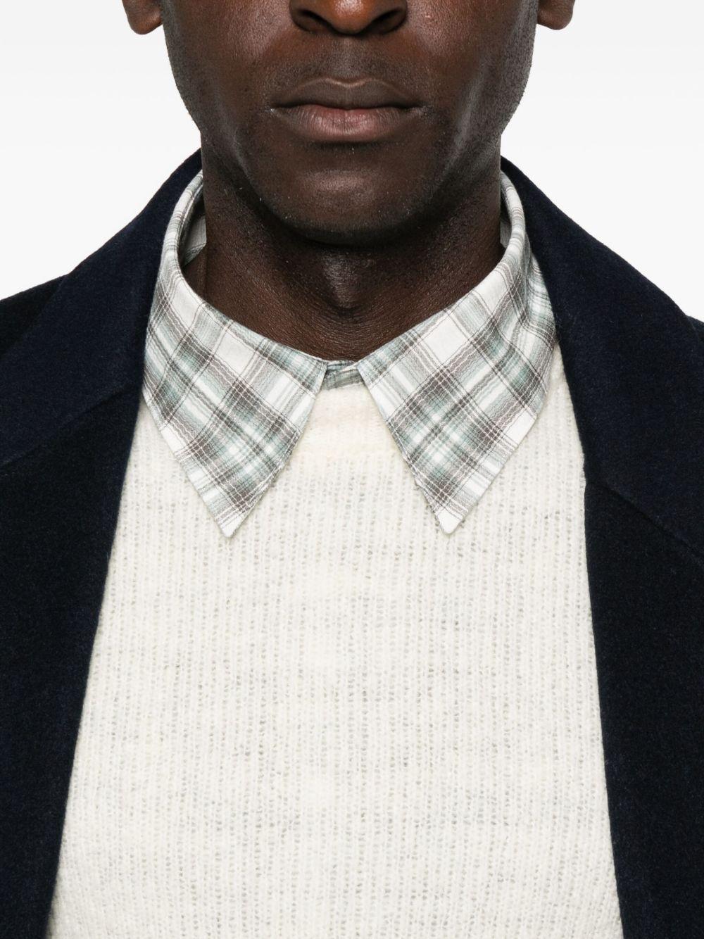 Maglione girocollo beige chiaro 