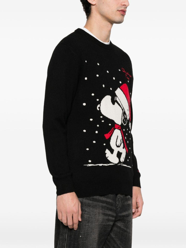 Maglione nero Heron Snoopy 