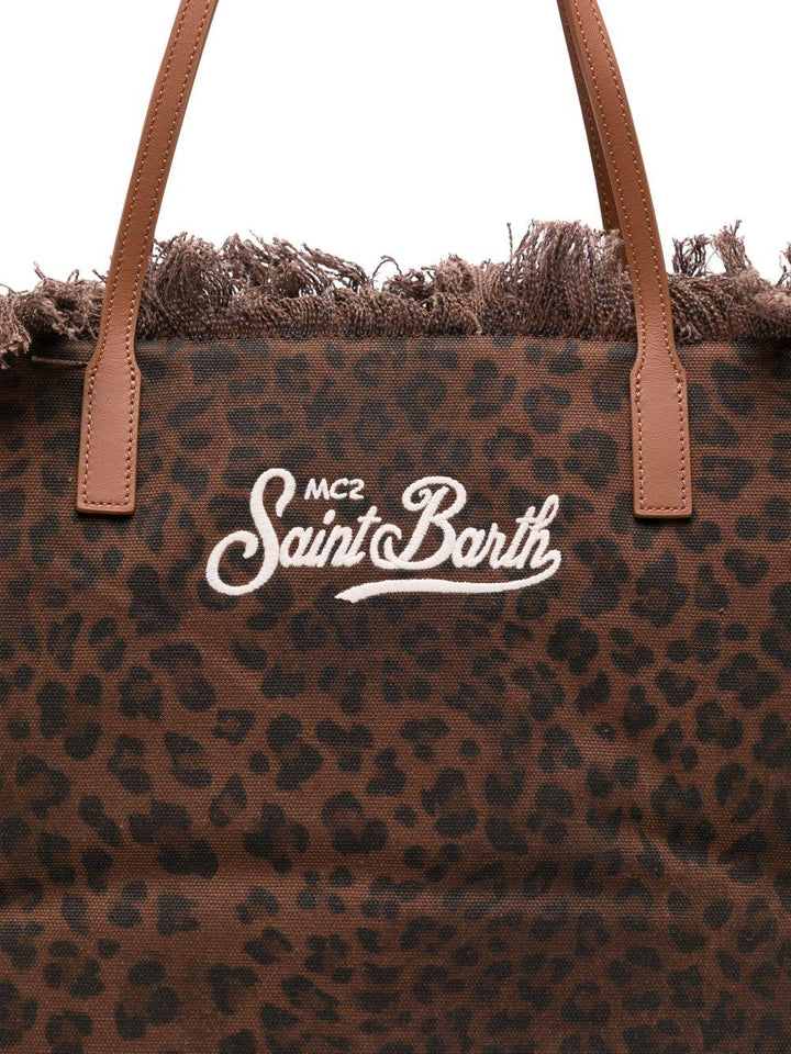 Borsa tote media City con finiture sfrangiate 