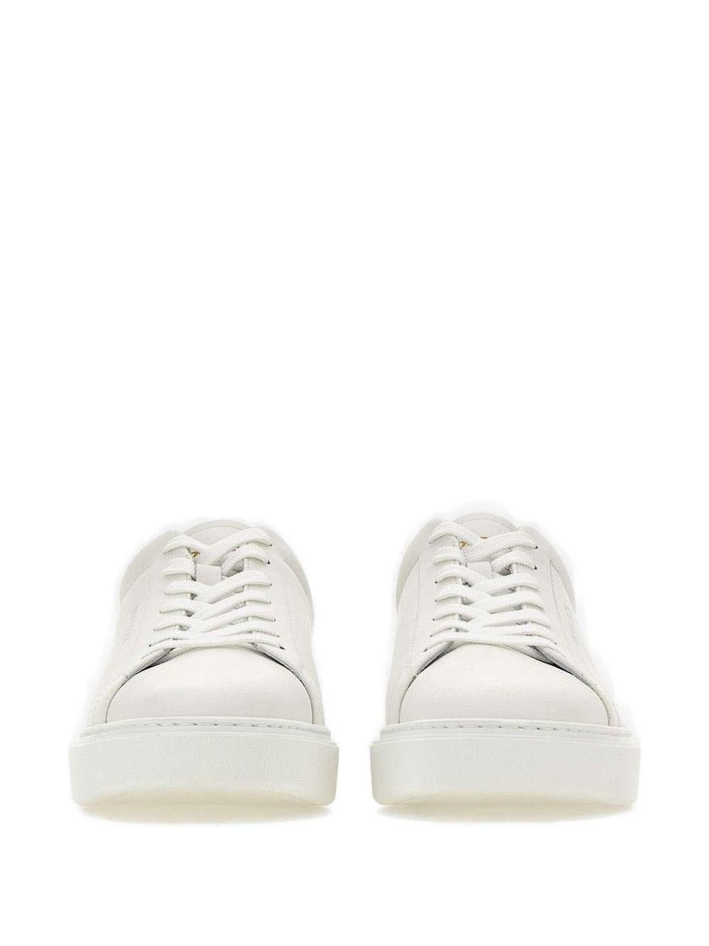 Sneakers bianche in pelle 
