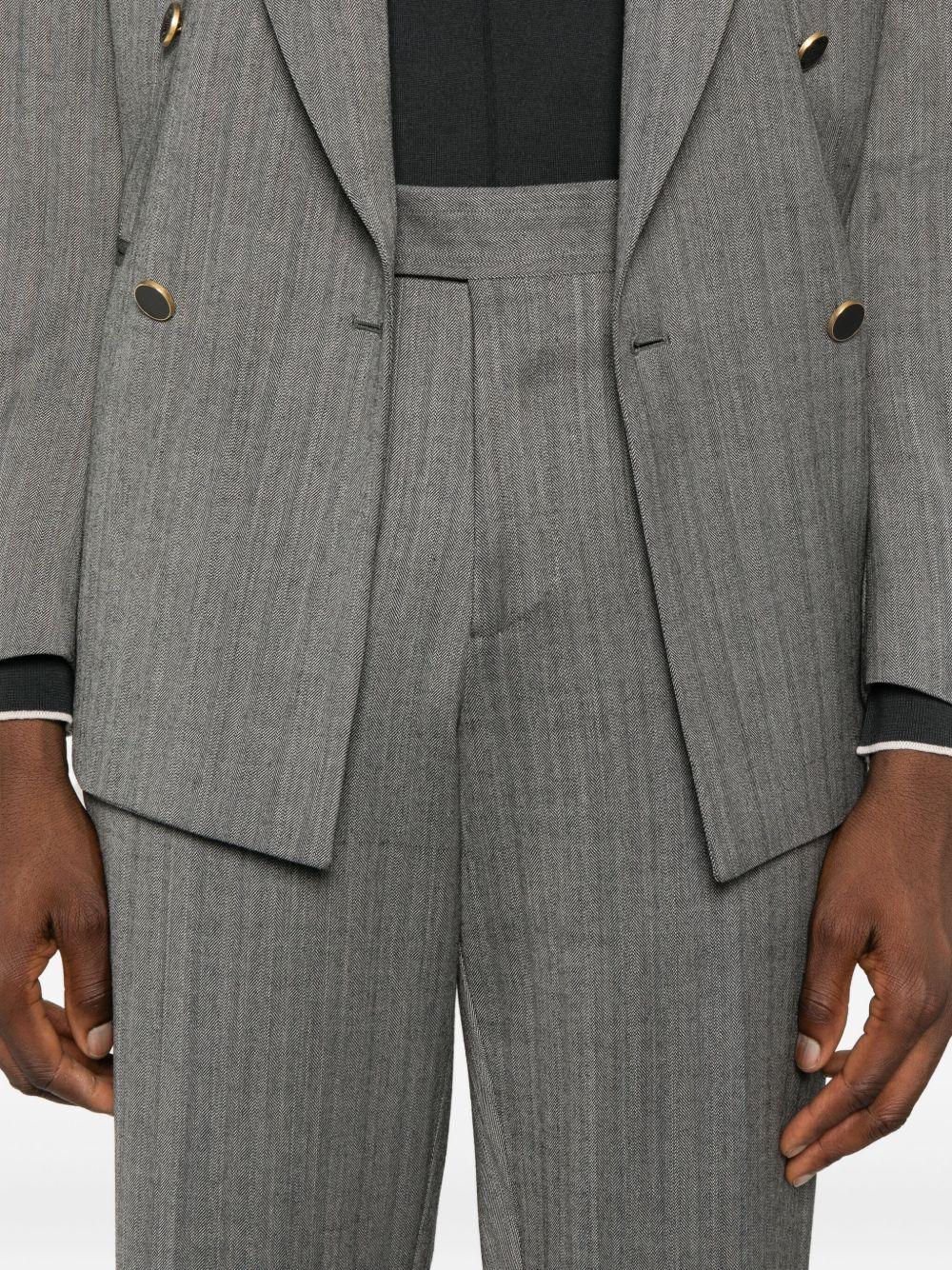 Pantaloni sartoriali grigi dritti 