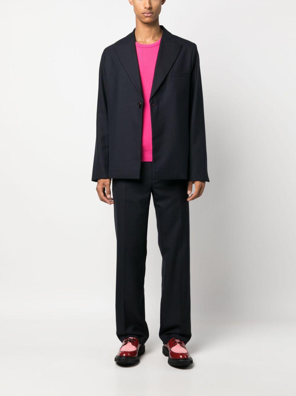 pantalone mike suit blu 