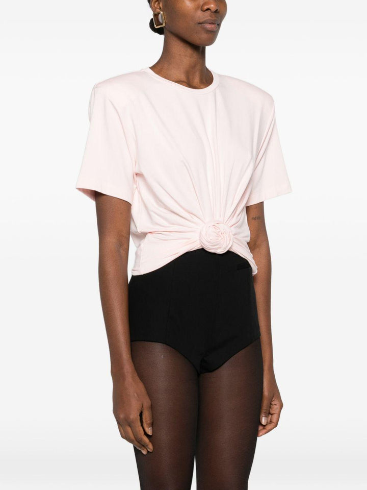 T-shirt con nodo 