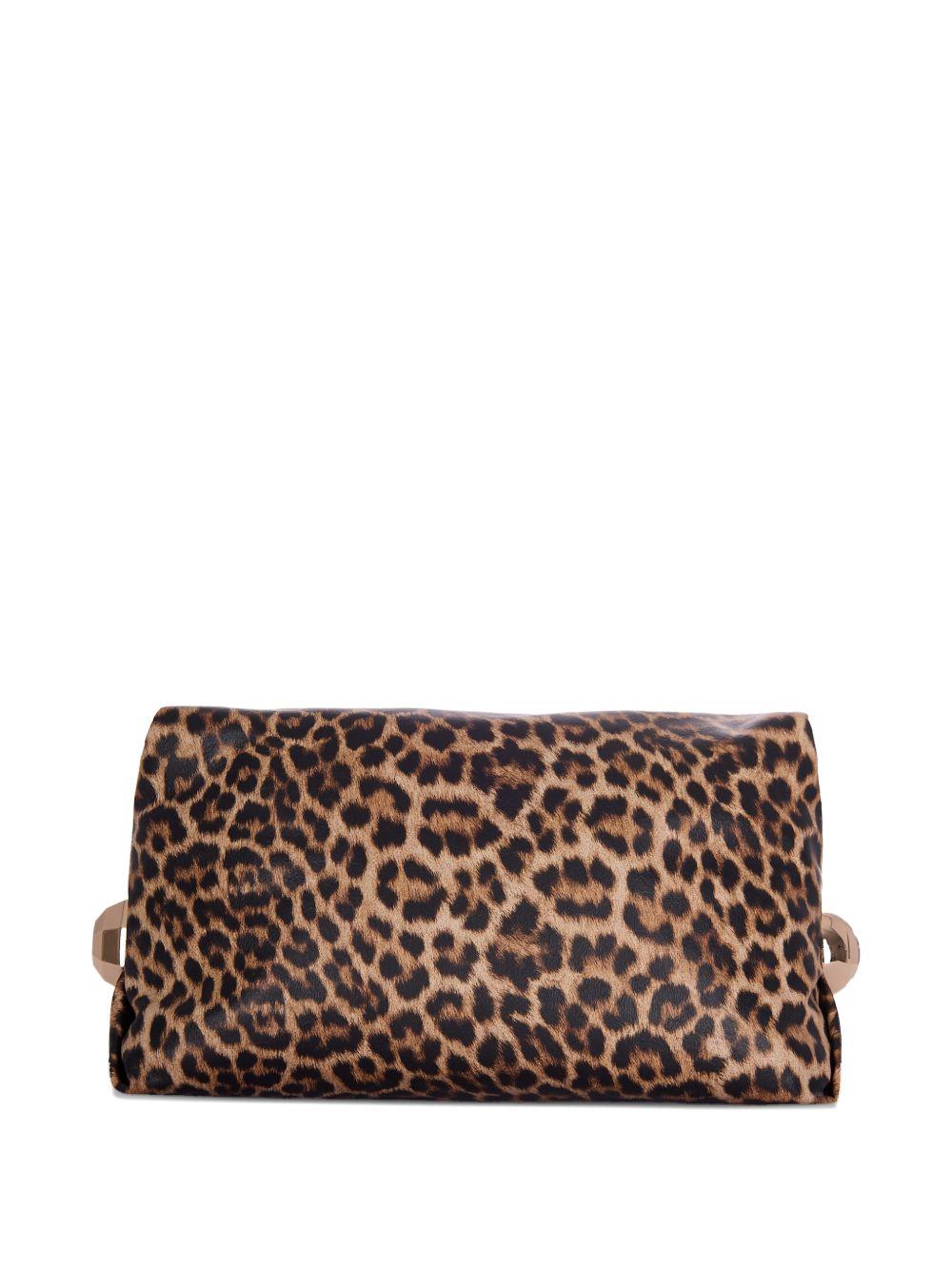 Clutch con stampa leopardata 