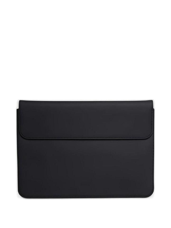 Borsa porta pc nera con battente 