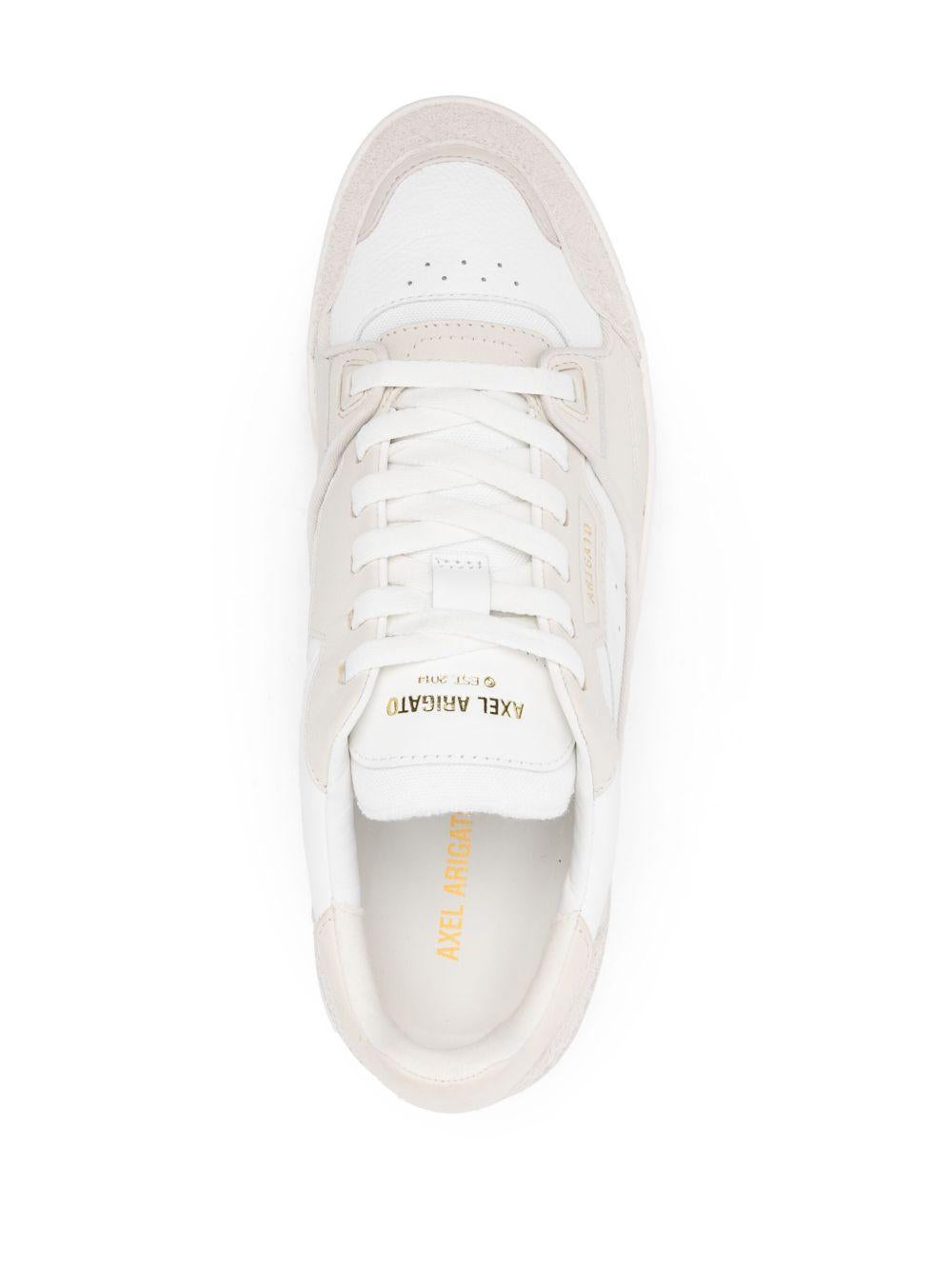 Sneakers bianche e beige Clay con inserti 