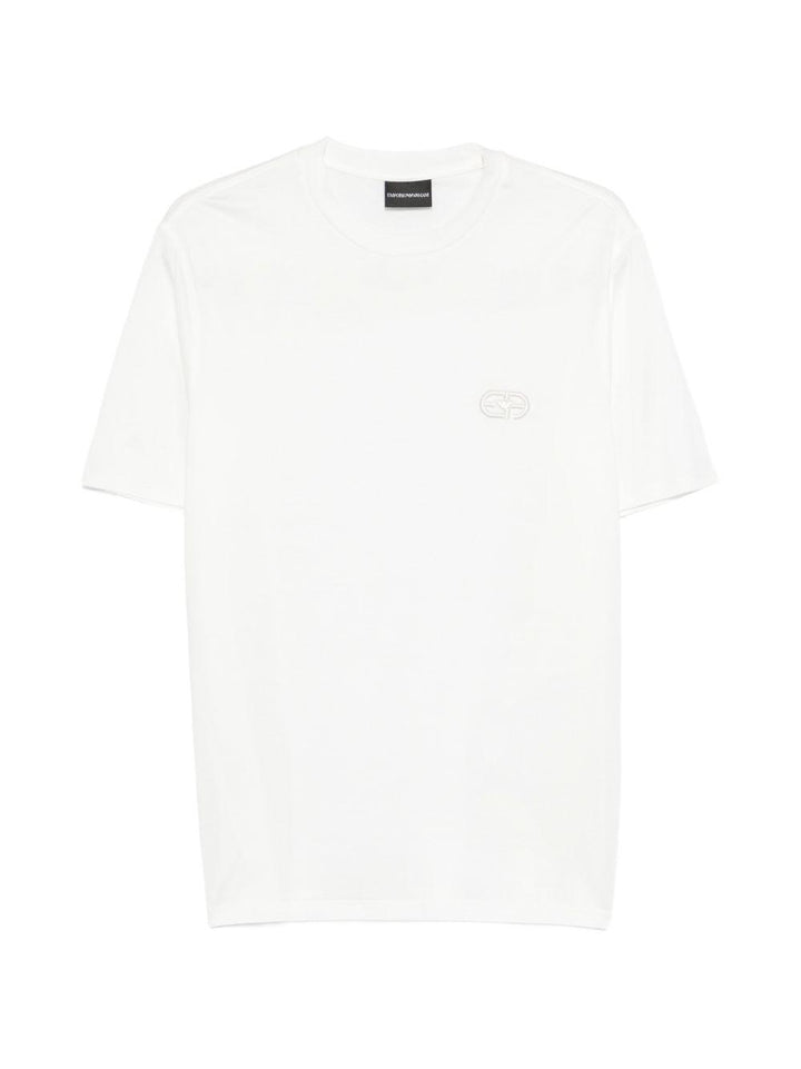 T-shirt bianca con logo 