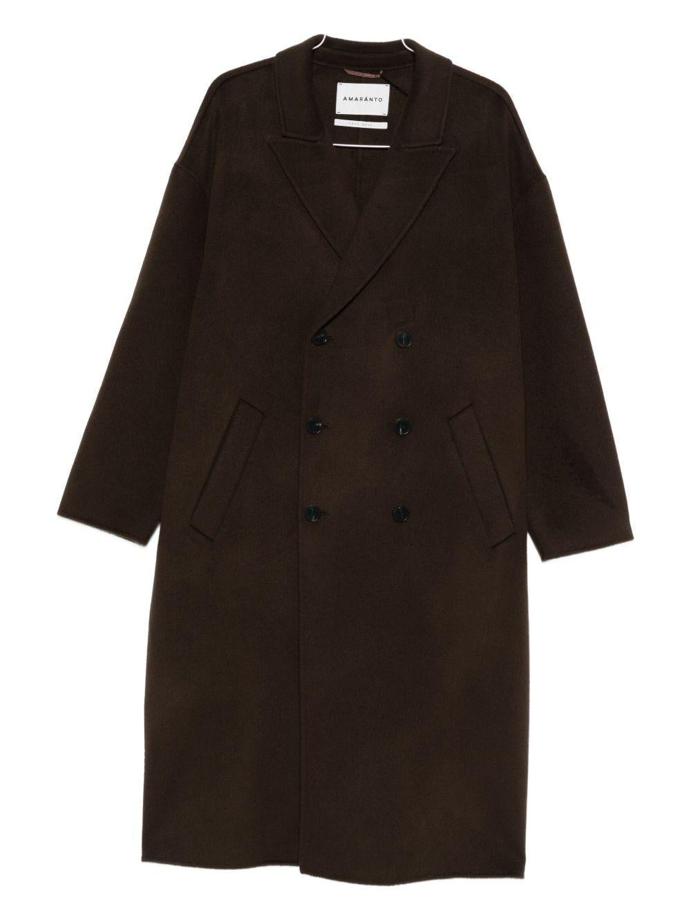 Cappotto doppiopetto marrone 