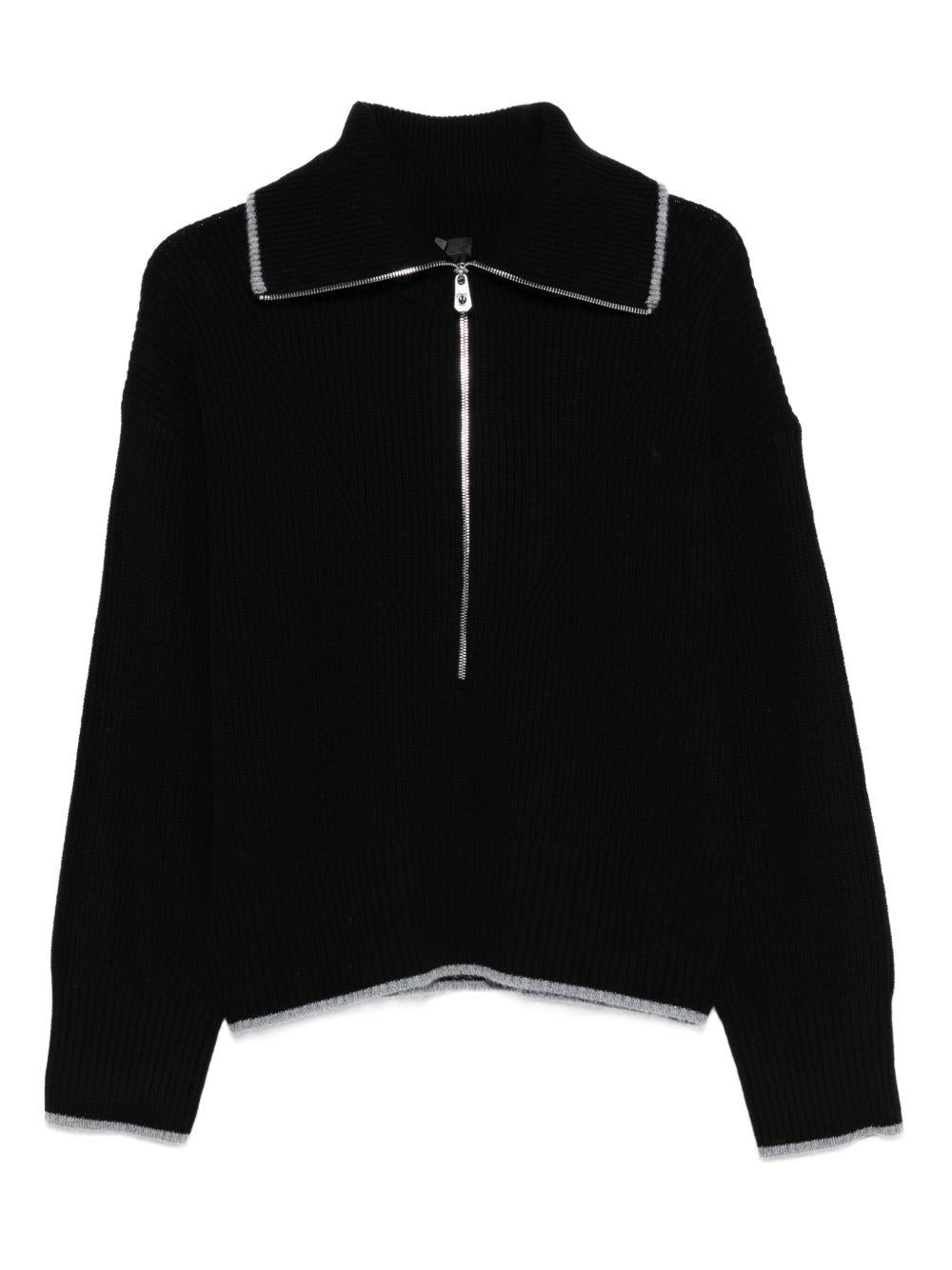 Maglione con zip 