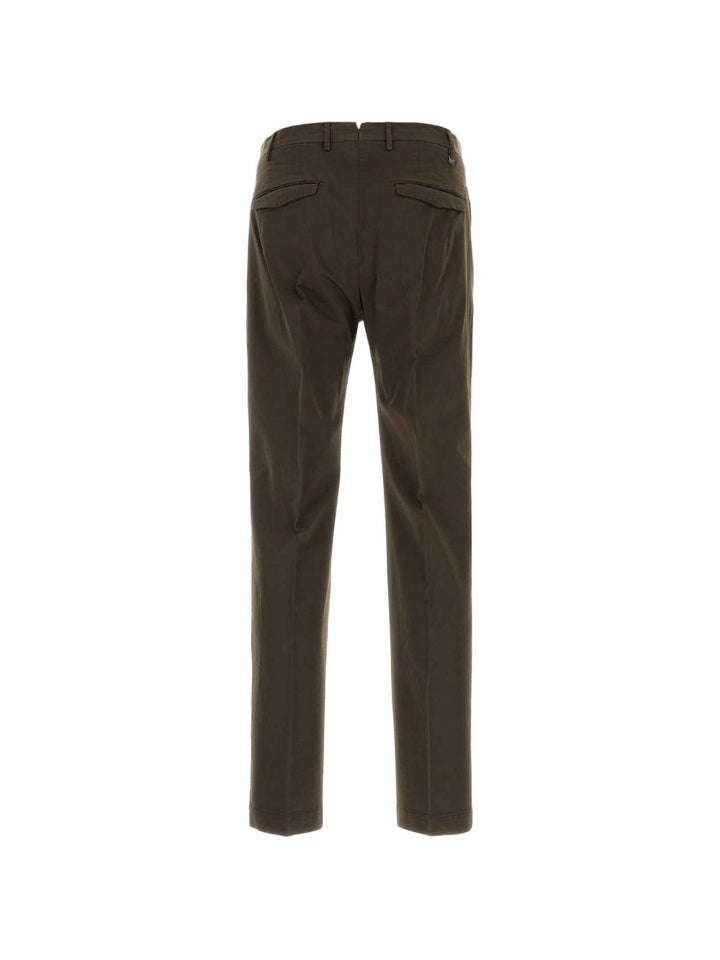 Pantaloni cacao plissè 