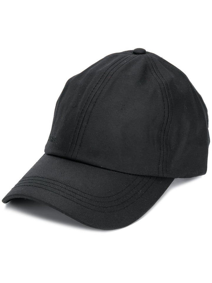 Cappello in cotone con ricamo 
