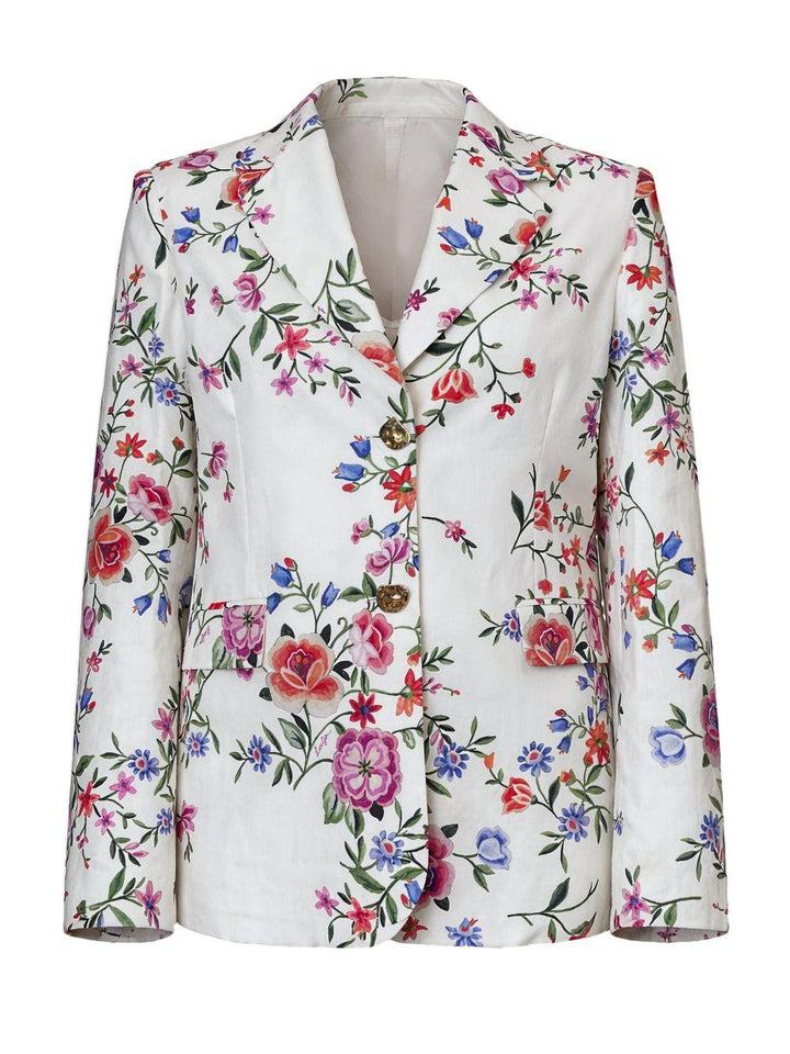Blazer con stampa floerale 