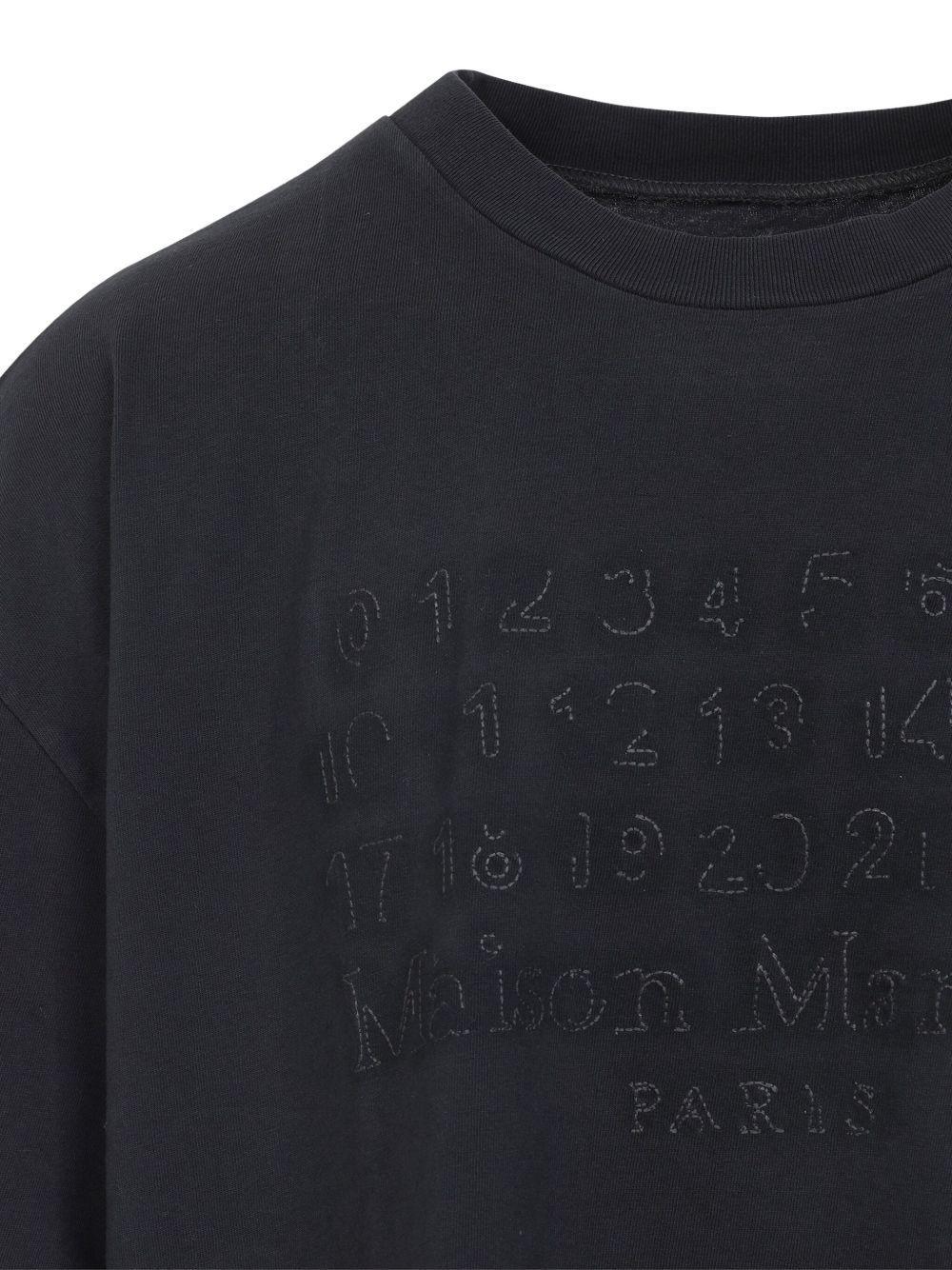 T-shirt grigio antracite con logo 