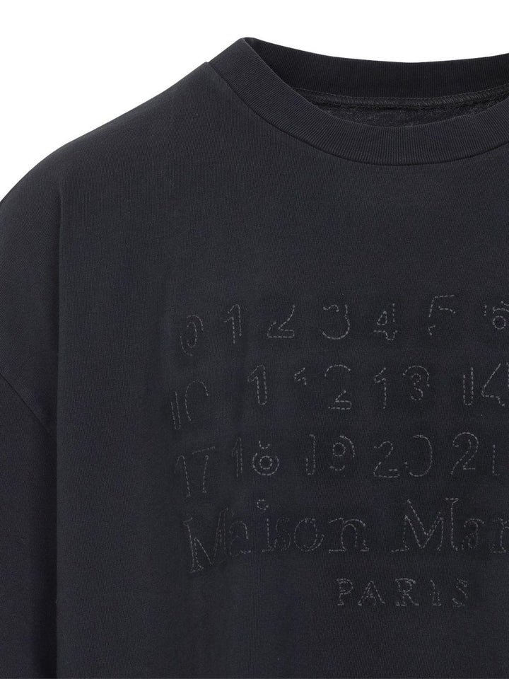 T-shirt grigio antracite con logo 