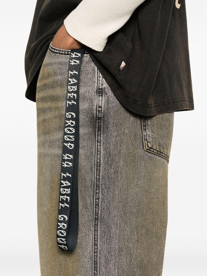 Jeans green con cinturino 