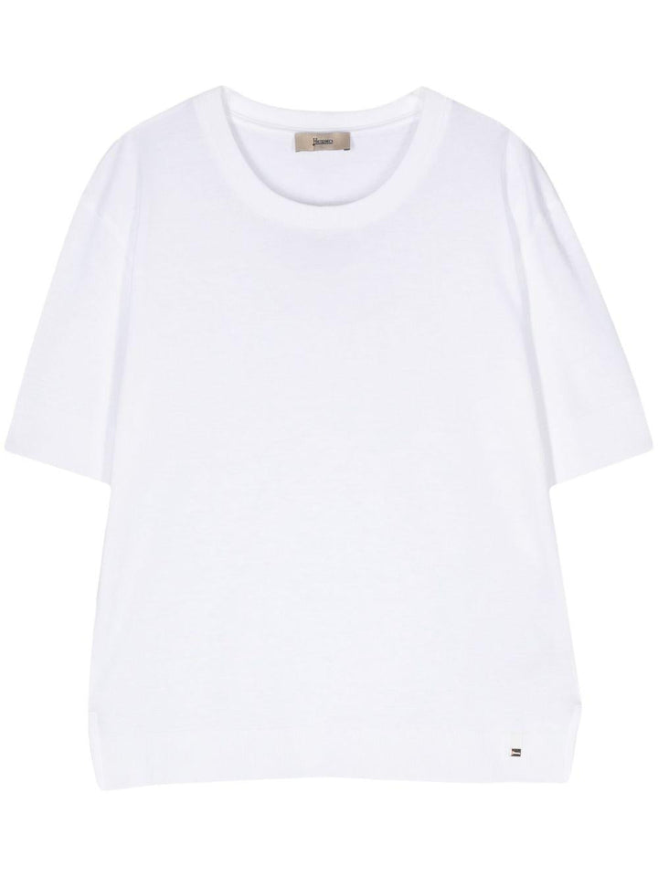 Maglia in filo a maniche corte 